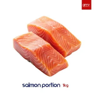 Salmon Portion 1Kg – Potongan Salmon Segar, Kaya Omega-3 & Lezat